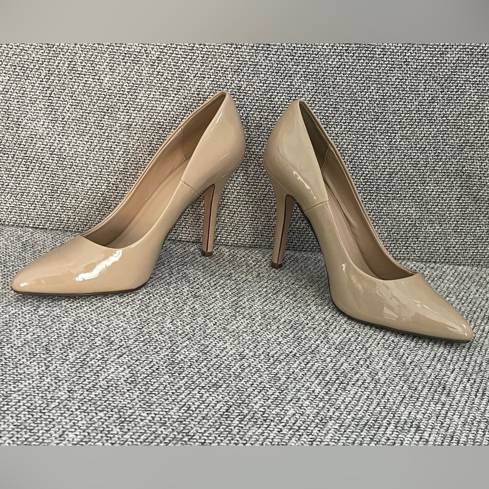 Delicious Tan Pointed Toe Heels with Sleek Stiletto